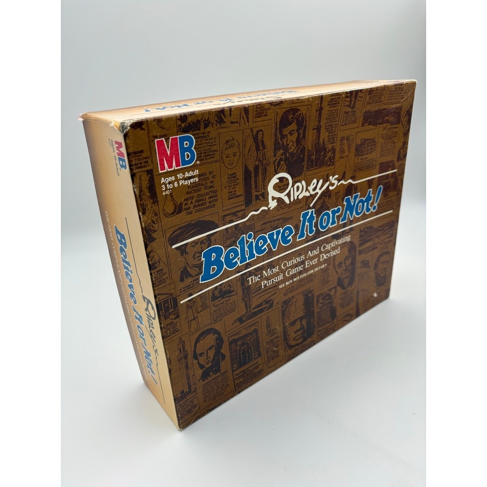 Ripley's Believe It or Not! Vintage 1984 Milton Bradley Trivia Game Complete - Picture 7 of 9